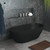 Fienza Luciana Free Standing Bath with Overflow - Matte Black