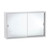 Fienza Metal Frame Shaving Cabinet - 600 x 380mm - Acrylic Mirror Doors - White