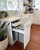 Tradco White Porcelain Cabinet Pull Handle - 256mm - Matte Black