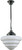 Lighting Inspirations Rod Pendant Light - Beehive Glass - 250mm - Chrome
