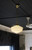 Lighting Inspirations Rod Pendant Light - Moulins Glass - 300mm - Polished Brass
