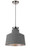 Telbix Fredi Cord Pendant Light - Large - 300mm - Grey & Nickel