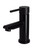 Meir Round Medium Basin Mixer Tap - Fixed Spout - Matte Black