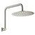 Fienza Kaya Gooseneck Waterfall Shower Head - Wall Mounted - Brushed Nickel