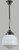 Lode Lighting Rod Pendant Light - Domec Glass - 200mm - Chrome