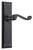 Tradco Milton Lever Door Handle - 200 x 50mm - Matte Black