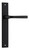 Iver Annecy Lever Door Handle - Rectangular Plate - 240 x 38mm - Matte Black