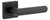 Iver Osaka Lever Door Handle - Square Rosette - 52 x 52mm - Matte Black