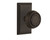 Nostalgic Heritage Mission Door Knob - Studio Plate - 102 x 64mm - Oil-Rubbed Bronze