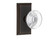 Nostalgic Round Clear Crystal Door Knob - Studio Plate - 102 x 64mm - Timeless Bronze