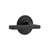 Ageless Iron Dirk Lever Door Handle - Loch Rosette - 67mm - Black Iron