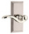 Grandeur Bellagio Lever Door Handle - Carre Short Plate - 121 x 64mm - Polished Nickel