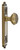 Grandeur Windsor Door Knob - Windsor Plate - 220 x 67mm - Vintage Brass