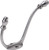 Tradco Iron Acorn Coat Hook - 150 x 95mm - Polished Metal