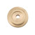 Tradco Domed Cupboard Knob Backplate - Unlacquered Satin Brass