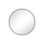 Fienza Reba Round Framed Mirror - Matte Black