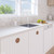 Fienza Hana Single Bowl Kitchen Sink - 550 x 200 x 450mm - Stainless Steel