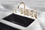 Nicolazzi 1460WS Campania Gooseneck Kitchen Tap with Separate Spray - Swivel Spout
