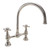 1901 Federation Bridging Kitchen Tap - Swivel Spout - Nickel