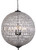 Lighting Inspirations Marseilles Ball Chandelier Pendant Light - 450mm - Bronze