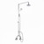 CB Ideal Roulette Exposed Shower Tap with Hand Shower - 140mm Rose