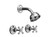 CB Ideal Heritage & Roulette Shower Tap - 75mm Rose