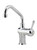 CB Ideal Upswept Outlet Basin Mixer Tap - Roulette Lever - 150mm - Swivel Spout