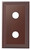 Tradco Classic Double Switch Mounting Block - 155 x 90mm - Cedar