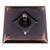 Classic Electric Bungalow 1 Gang Toggle Light Switch - 67 x 67mm - Florentine Bronze