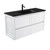Fienza Hampton Bathroom Vanity - 1200mm - Satin White Cabinet with Matte Black Basin Top