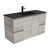 Fienza Edge Bathroom Vanity - 1200mm - Industrial Cabinet with Matte Black Basin Top