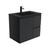 Fienza Fingerpull Bathroom Vanity - 750mm - Matte Black Cabinet with Matte Black Basin Top