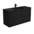 Fienza Amato Bathroom Vanity - 1200mm - Matte Black Cabinet with Black Basin Top