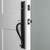 Ageless Iron Vale Entry Door Handleset - Classic Tine Lever - Black Iron