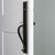 Ageless Iron Keep Entry Door Handleset - Classic Tine Lever - Black Iron