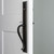 Ageless Iron Loch Rosette Entry Door Handleset - Lance Lever - Black Iron