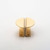 Iver Osaka Lip Half Moon Drawer Pull Handle - 80mm - Brushed Brass