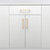 Iver Baltimore Cabinet Pull Handle - Brushed Brass