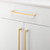 Iver Baltimore Cabinet Pull Handle - Brushed Brass