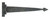 From The Anvil Arrow Head Decorative Tee Hinge - 386mm  - Beeswax (Pair)