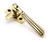 From The Anvil Hinton Casement Fastener - 106 x 36mm - Aged Brass