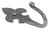 From The Anvil Fleur-De-Lys Coat Hook - 114 x 52mm - Pewter Patina