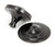 From The Anvil Art Deco Centre Door Knob - 81mm - Black