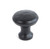 From The Anvil Hammered Cabinet Knob - Black