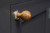 From The Anvil Beehive Cabinet Knob with Backplate - Rosewood & Polished Nickel