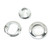 From The Anvil Round Plain Euro Cylinder Escutcheon - 53mm - Chrome