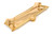From The Anvil Postal Letter Plate - 300 x 115mm - Unlacquered Polished Brass