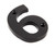 From The Anvil '6' House Number - 78mm - Black