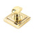 From The Anvil Round Square Privacy Turn - 53 x 53mm/5mm Spindle - Aged Brass