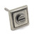 From The Anvil Round Square Privacy Turn - 53 x 53mm/5mm Spindle - Pewter Patina